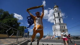 Болельщики в Самаре.