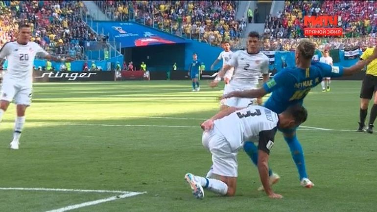 78-я минута матча Бразилия - Коста-Рика. 78-я минута матча Бразилия - Коста-Рика.