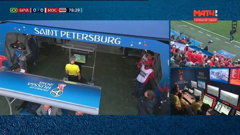 78-я минута матча Бразилия - Коста-Рика. 78-я минута матча Бразилия - Коста-Рика.