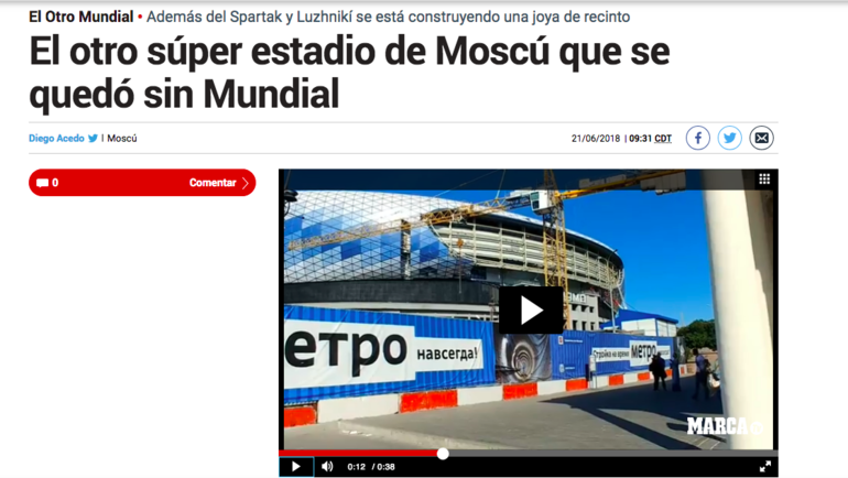 Газета MARCA. Газета MARCA.