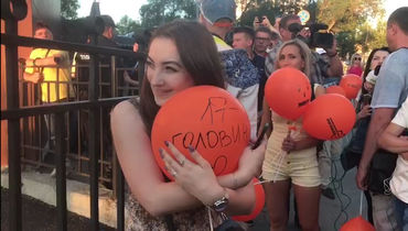 Болельщица Даша призналась в любви Головину 