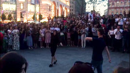 Лезгинка на Лубянской площади! 