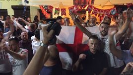 Болельщики сборной Англии в Нижнем Новгороде.