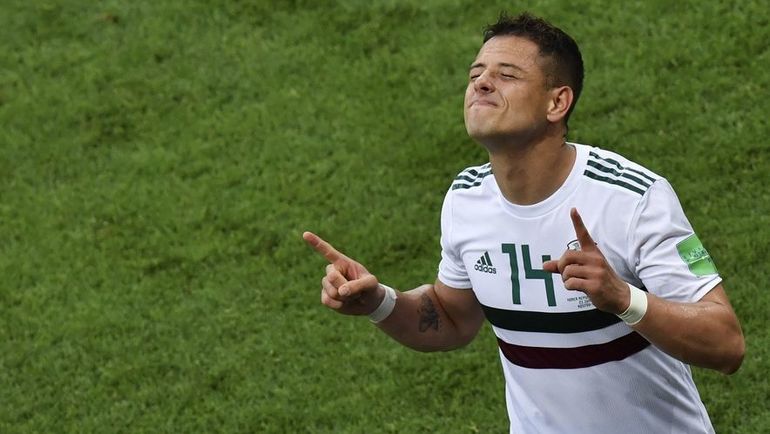 23 июня 2018 года. Ростов-на-Дону. Корея - Мексика - 1:2. Хавьер ЭРНАНДЕС. Фото AFP 23 июня 2018 года. Ростов-на-Дону. Корея - Мексика - 1:2. Хавьер ЭРНАНДЕС. Фото AFP