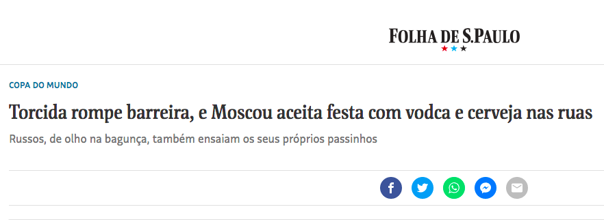 FOLHA DE S. PAULO. FOLHA DE S. PAULO.