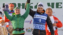 Дарья ДОМРАЧЕВА и Оле Эйнар БЬОРНДАЛЕН.