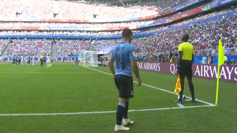 Уругвай - Россия: второй гол. Уругвай - Россия: второй гол.