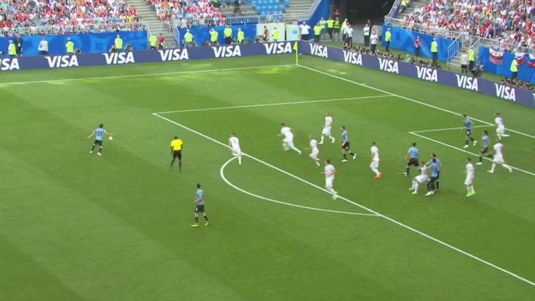 Уругвай - Россия: второй гол. Уругвай - Россия: второй гол.