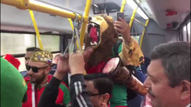 "Спасибо, Руссия!". Марокканский автобус в Калининграде