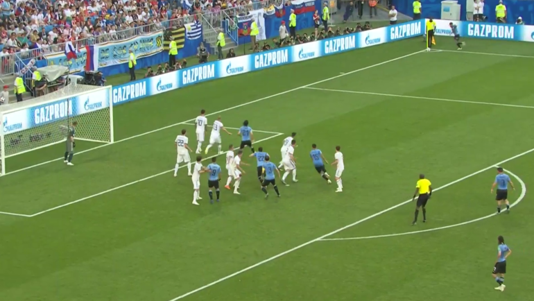 Уругвай - Россия: третий гол. Уругвай - Россия: третий гол.