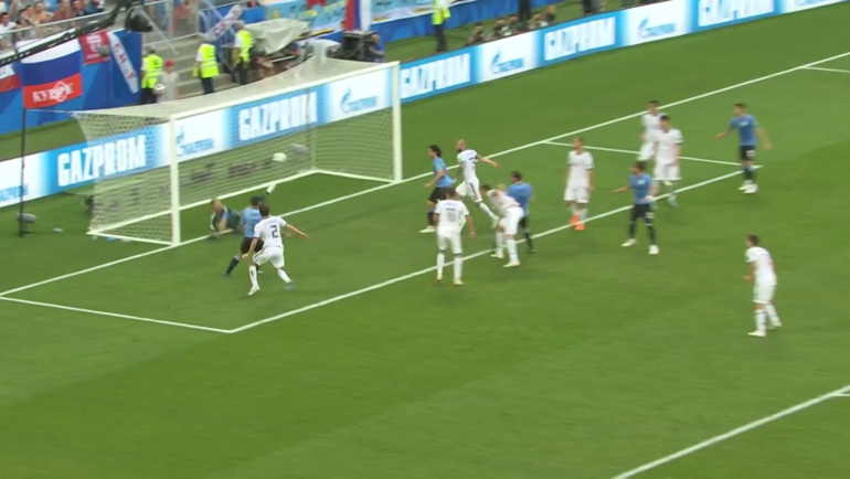 Уругвай - Россия: третий гол. Уругвай - Россия: третий гол.