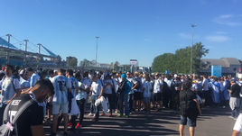 Аргентинцы наводнили Крестовский остров перед игрой с Нигерией