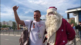 #АвтоГол. Футбольный показ мод, КАМАЗы и Дед мороз