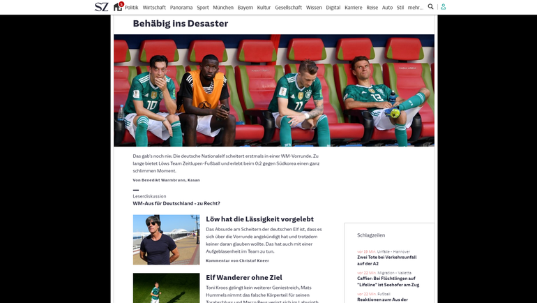 Suddeutsche Zeitung. Suddeutsche Zeitung.