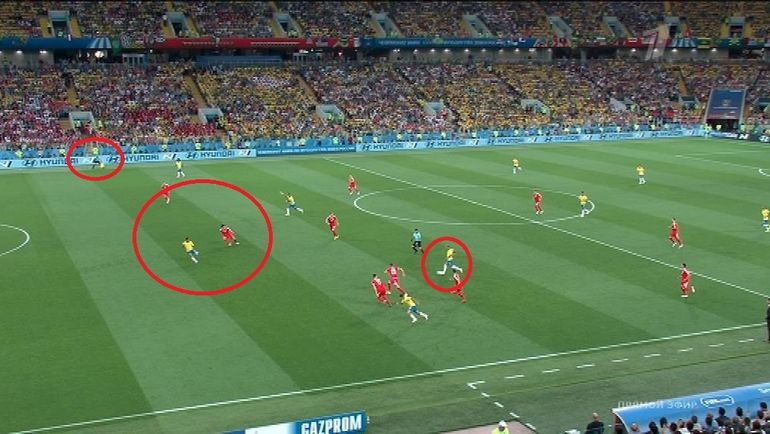 4-я минута матча Сербия - Бразилия. 4-я минута матча Сербия - Бразилия.