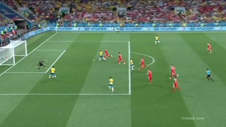 4-я минута матча Сербия - Бразилия. 4-я минута матча Сербия - Бразилия.