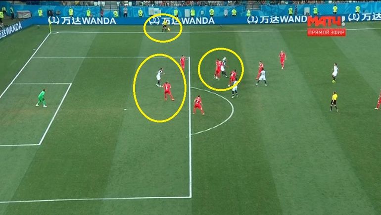 88-я минута матча Швейцария - Коста-Рика. 88-я минута матча Швейцария - Коста-Рика.