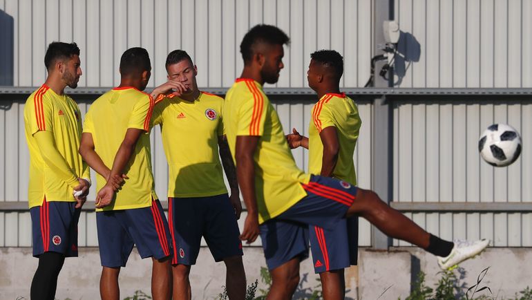 Сборная Колумбии выйдет в плей-офф, если обыграет Сенегал. Фото AFP Сборная Колумбии выйдет в плей-офф, если обыграет Сенегал. Фото AFP