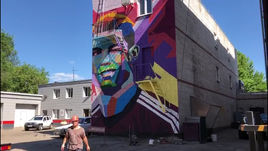 Граффити-баттл Месси и Роналду в Казани. Вот как это будет