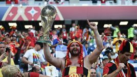 Четверг. Калининград. Англия - Бельгия - 0:1. На матче присутствовал "Обеликс".