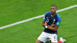 Сегодня. Казань. Франция - Аргентина - 4:3. Автор дубля Кильян МБАППЕ.