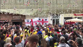 Колумбийцы готовятся к матчу против Англии на Никольской