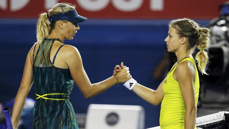 2010 год. Мельбурн. Мария ШАРАПОВА и Мария КИРИЛЕНКО. Фото REUTERS 2010 год. Мельбурн. Мария ШАРАПОВА и Мария КИРИЛЕНКО. Фото REUTERS