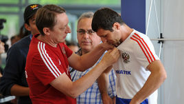 Сегодня. Новогорск. Игорь ВЛАДИМИРОВ и Алан ДЗАГОЕВ.