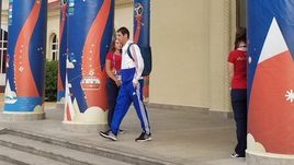 Четверг. Сочи. Алан ДЗАГОЕВ после приземления.