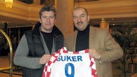 2007 год. Давор ШУКЕР и Станислав ЧЕРЧЕСОВ.