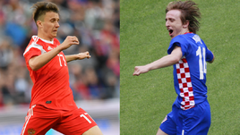 Александр ГОЛОВИН и Лука МОДРИЧ.