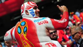 Болельщик сборной Туниса.