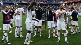 Пятница. Нижний Новгород. Уругвай - Франция - 0:2. Сборная Франции - в полуфинале ЧМ-2018.