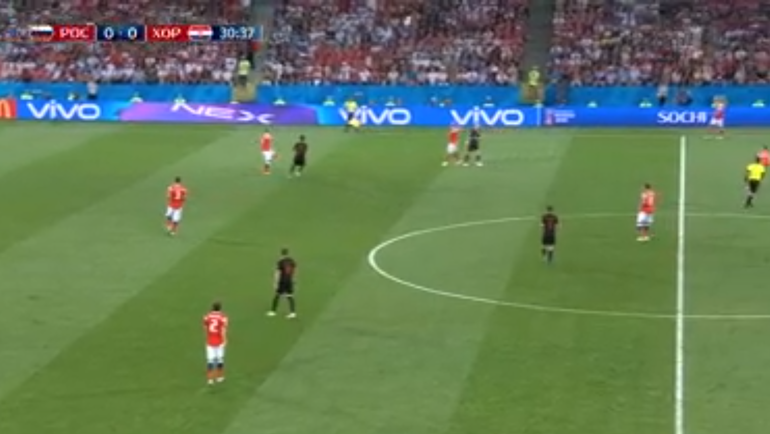 Россия - Хорватия: гол Дениса Черышева. Россия - Хорватия: гол Дениса Черышева.