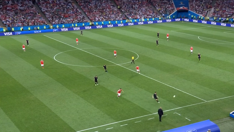 Россия - Хорватия: гол Андрея Крамарича. Россия - Хорватия: гол Андрея Крамарича.