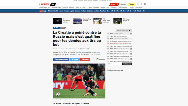 L'EQUIPE.