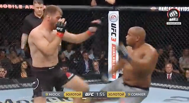 Даниэль КОРМЬЕ vs. Стипе МИОЧИЧ. Даниэль КОРМЬЕ vs. Стипе МИОЧИЧ.