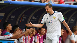 Один из героев ЧМ-2018 в составе российской сборной - форвард Артем ДЗЮБА (№ 22).