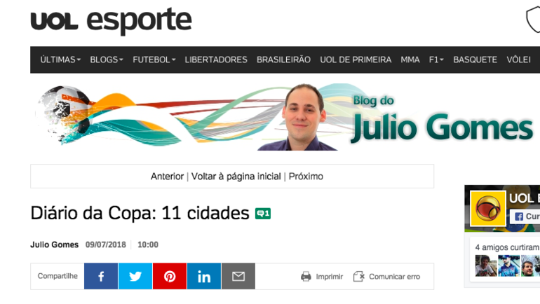 UOL ESPORTE. UOL ESPORTE.