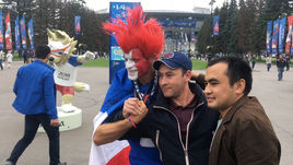 Крестовский остров перед полуфиналом Франция - Бельгия