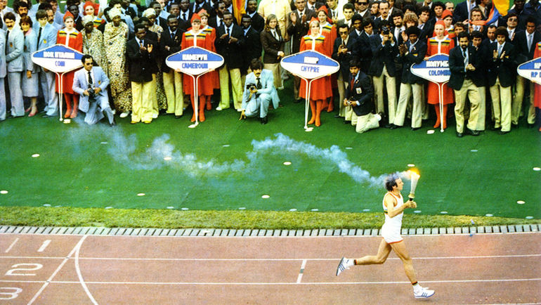 1980 год. Открытие Олимпийских игр в Москве. Фото Федор АЛЕКСЕЕВ 1980 год. Открытие Олимпийских игр в Москве. Фото Федор АЛЕКСЕЕВ