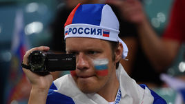 7 июля. Сочи. Россия - Хорватия - 2:2, пенальти - 3:4. Болельщик сборной России.