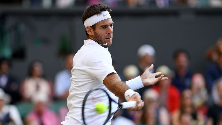 11 июля. Уимблдон. Хуан Мартин ДЕЛЬ ПОТРО. Фото AFP 11 июля. Уимблдон. Хуан Мартин ДЕЛЬ ПОТРО. Фото AFP