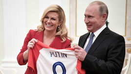 Сегодня. Москва. Колинда ГРАБАР-КИТАРОВИЧ и Владимир ПУТИН.