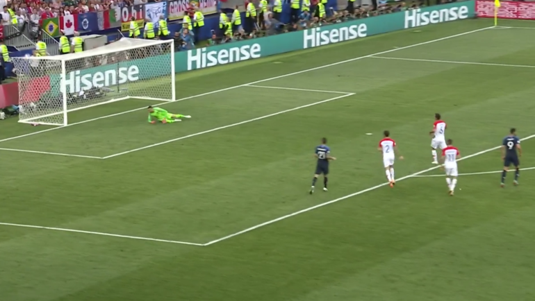 65-я минута. Гол Кильяна Мбаппе. 65-я минута. Гол Кильяна Мбаппе.