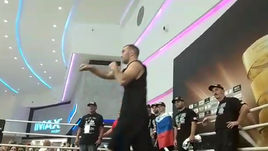 Гассиев выступил перед публикой в Москве