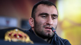 Сегодня. Москва. Пресс-конференция перед финальным боем Всемирной боксерской суперсерии (WBSS). Мурат ГАССИЕВ.