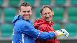 Игорь АКИНФЕЕВ и Гинтарас СТАУЧЕ.