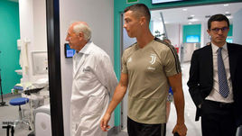 Криштиану РОНАЛДУ на медобследовании.