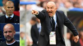 Станислав ЧЕРЧЕСОВ вместе с Зинедином ЗИДАНОМ (слева вверху) и Пепом ГВАРДЬОЛОЙ (слева внизу) вошел в число лучших тренеров мира.